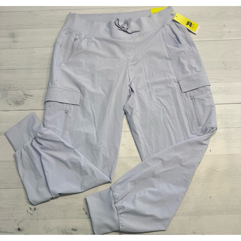 All in Motion when light purple mid rise cargo jogger women's medium NEW